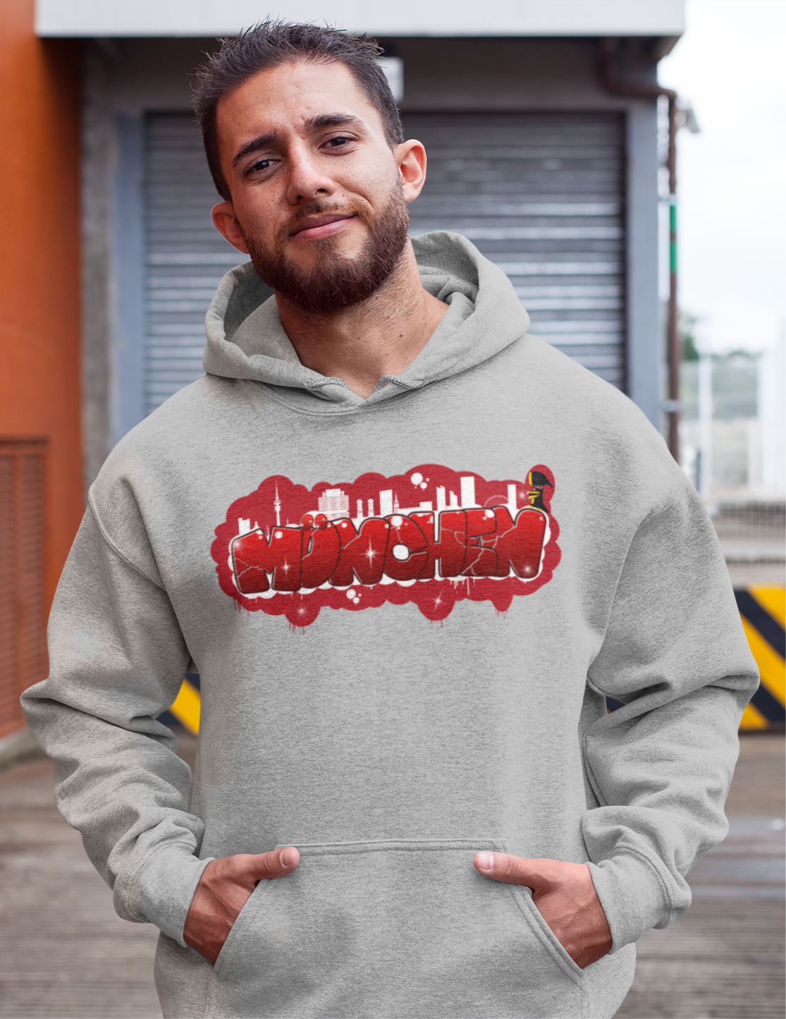 Hoodie „München Graffiti“