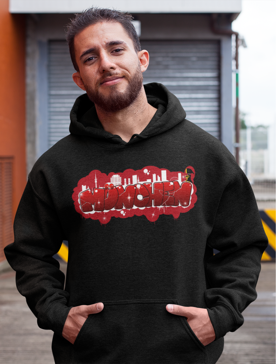 Hoodie „München Graffiti“